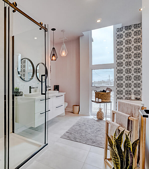 Salle de bain d'une maison au Quartier Meredith à Chelsea construite par Exo Construction